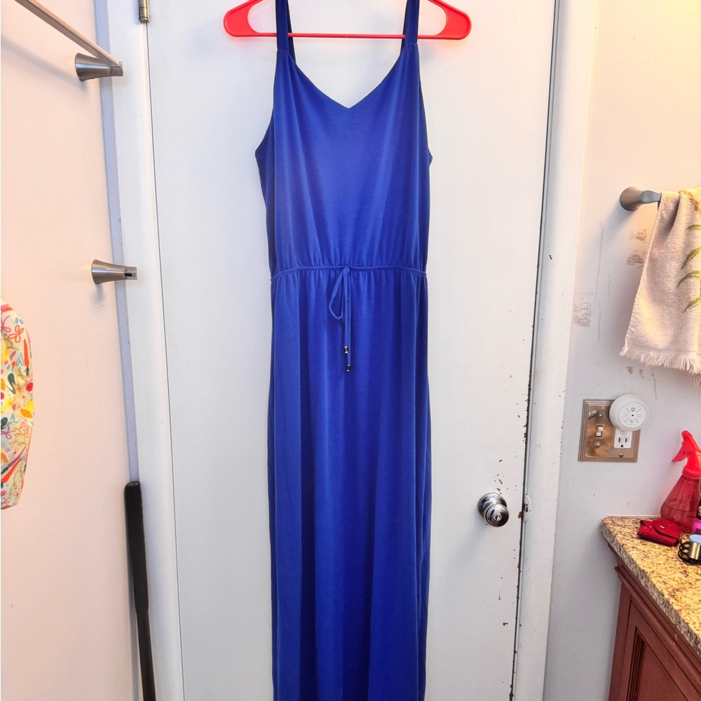 Lildy Tie Waist Maxi Dress L/XL